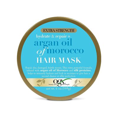  Extra Strength Hydrate Repair + Argan Oil Of Morocco Hair Mask Deep Moisturi