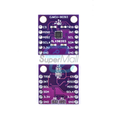 Digital 90393 Mlx90393 3D Hall Sensor Displacement Angle Rotate 3D