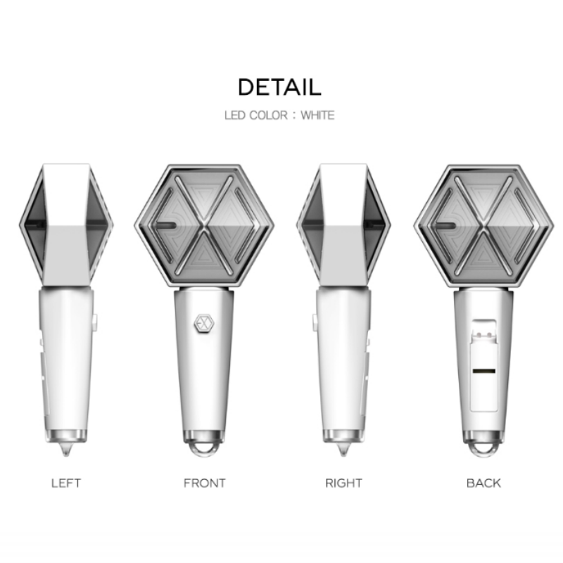 EXO FAN LIGHT LIGHTSTICK MINI KEYRING SM Official + Free