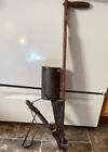 Rare Vintage Corn Seed Planter Wooden Handle, Antique 32” Tall
