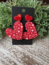 Valentine's Day Heart Love Dangle Earrings