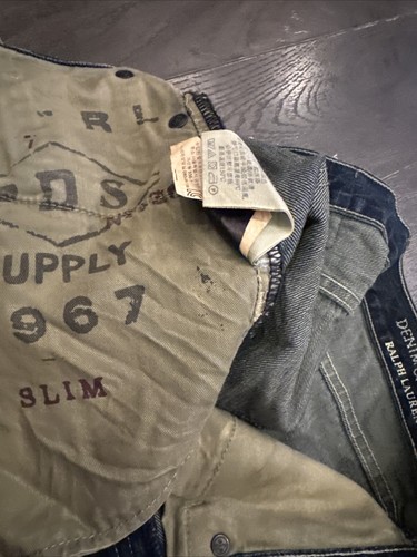 Limited Ralph Lauren Polo Denim Supply W30x32 Patchwork Denim Jeans vintage RRL! - Picture 15 of 24