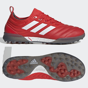 red astro turf football boots