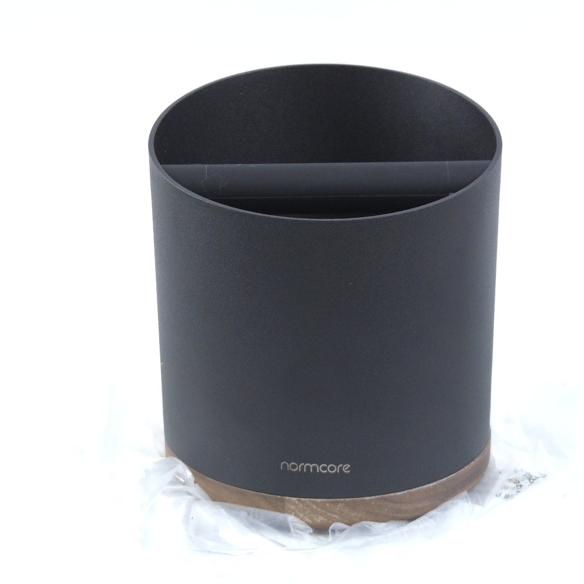 Normcore Espresso Knock Box 1L Stainless Steel Walnut Non-Slip