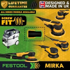 Festool to Mirka Adapter DEROS 2 II 325 350 550 600 625 650 680 750 5650 X CV RS