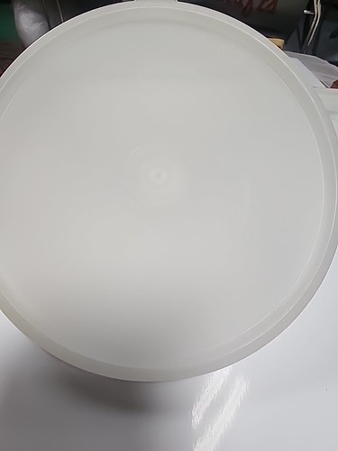 Tupperware Vintage Replacement Lid #227 C Tab Made in USA Sheer - Picture 1 of 5