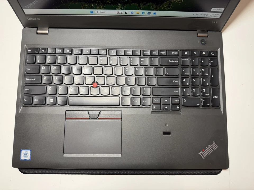 Lenovo Thinkpad P50s i7-6500U,16GB RAM 512GB SSD WIN11P NVIDIA Quadro M500M-2GB Foto 3 de 4
