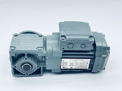 SEW-EURODRIVE WAF20 DRN63M4/TF GearMotor 8.20:1 Ratio 1375/168rpm 3ph IP54