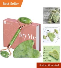 Elegant Gua Sha  Jade Roller Set for Facial Massaging  Puffiness Relief Gifts