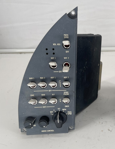 6608213-1 (Alt: 1250-1) Avetch Corp Audio Control Panel Aircraft Avionics
