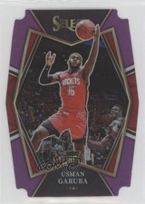 2021-22 Panini Select Premier Level Purple Prizm Die-Cut 49/99 Usman Garuba 05lh