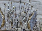 Kim Seybert Christmas Holiday Tree Skirt Sample Sale Gold Silver Beaded-“Quill” — photo 9
