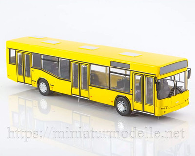 1:43 MAZ 103 Niederflur Stadtbus Modimio #66 Bus Soviet Russian city USSR OvpNeu
