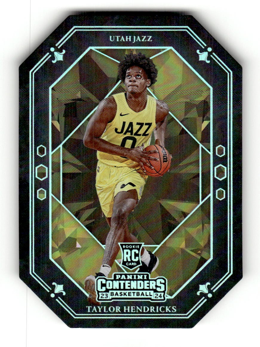 2023-24 Panini Contenders Taylor Hendricks Crown Jewels #18