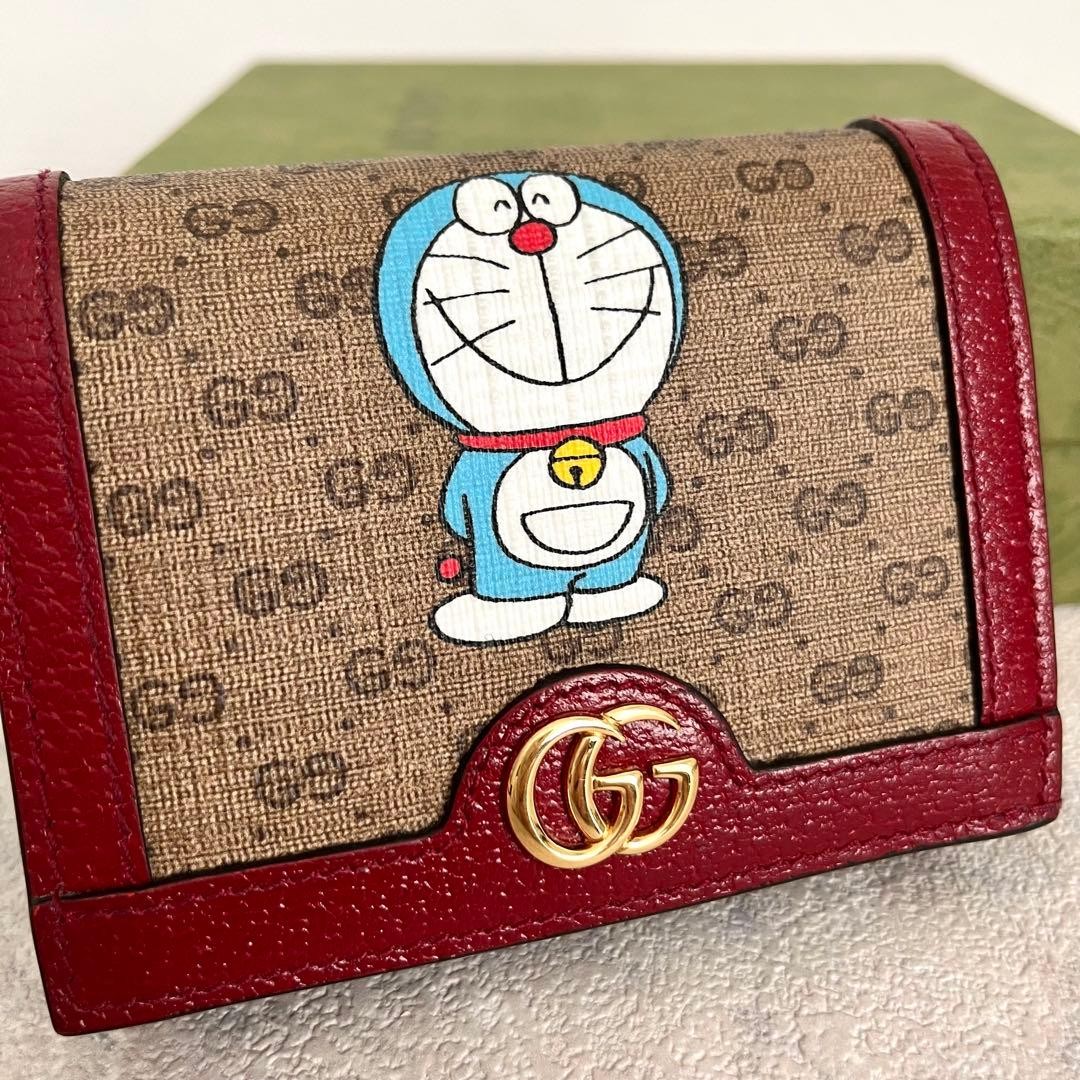Gucci Doraemon Collaboration Interlocking Bi-Fold… - image 3