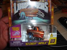 Car tuned diecast series 1 LED Light Lowriders 63 Chevy Impala 03