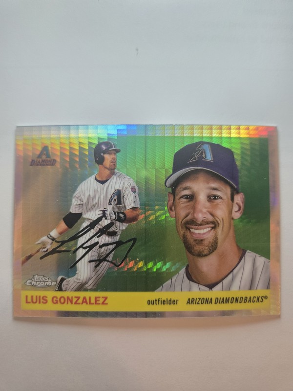 2025 Topps Chrome Platinum #312 Luis Gonzalez Prism Refractors