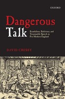 David Cressy | Dangerous Talk | Taschenbuch | Englisch (2012) | OUP Oxford