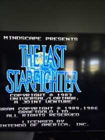 The Last Starfighter Nintendo Entertainment System NES-LM-USA Tested 