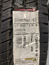 1 Take Off Lt 245 75 16 Lre 10 Ply General Grabber Hd All Season Tire