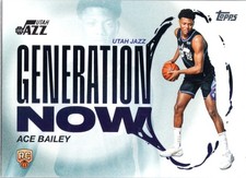 2025-26 Topps #GN-5 Ace Bailey Generation Now Jazz RC