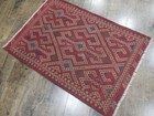 Geometric Turkish Vintage Rug,Turkish HandMade Anatolian Tribal Rug 2.2x3.2 Ft — photo 6