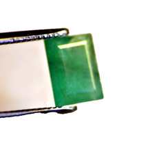 EMERALD .69 CT NATURAL COLOMBIAN EMERALD LOOSE STONE GEMSTONE 6 X 4 mm