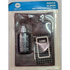 Minolta Photo Album Lens Cleaning Kit Unisex OS Blue New Vintage Formula IV Kit