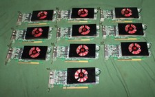 Lot of 10 AMD Radeon RX550 Low Profile, 109-D09187, 4GB GDDR5, Dell 0R9J9P
