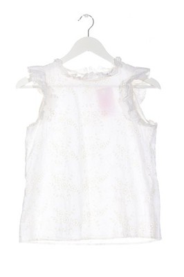 HOUSE Volanttop Damen Top Gr. DE 36 weiß Elegant