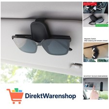Sonnenbrillenhalter für Auto Sonnenblende magnetischer  Brillenhalter Clip fü...
