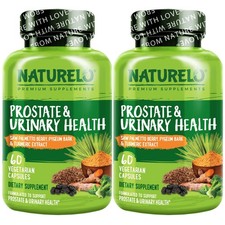 NATURELO Prostate  Urinary Health Formula w/ Saw Palmetto, Pygeum