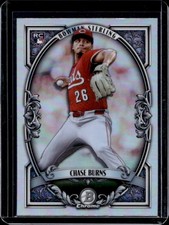 2026 Bowman Chase Burns Sterling Chrome RC Rookie #BST-10 Reds