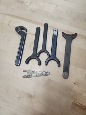 Lot Of 6 Machinists Spanner Wrenches Armstong Hardinge 