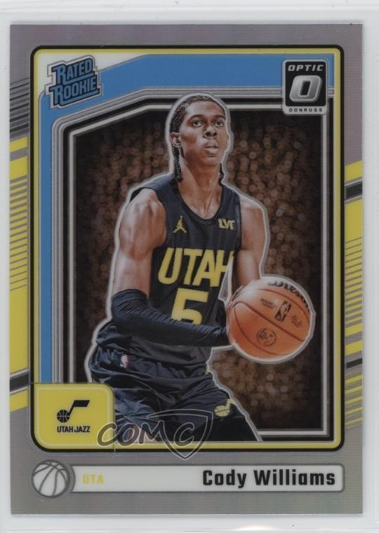 2024-25 Panini Donruss Optic Rated Rookie Holo Prizm Cody Williams #298 1p0o