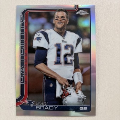 2025 Topps Chrome Tom Brady Image Variation Refractor SSP #41 Patriots
