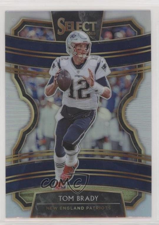 2019 Panini Select Concourse Silver Prizm Tom Brady #1 5w7