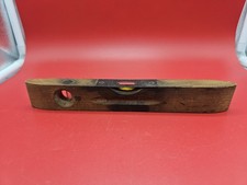 Vtg Stanley No 259 Wood Level 9" Made in USA Carpenter Tool Bubble Antique Small