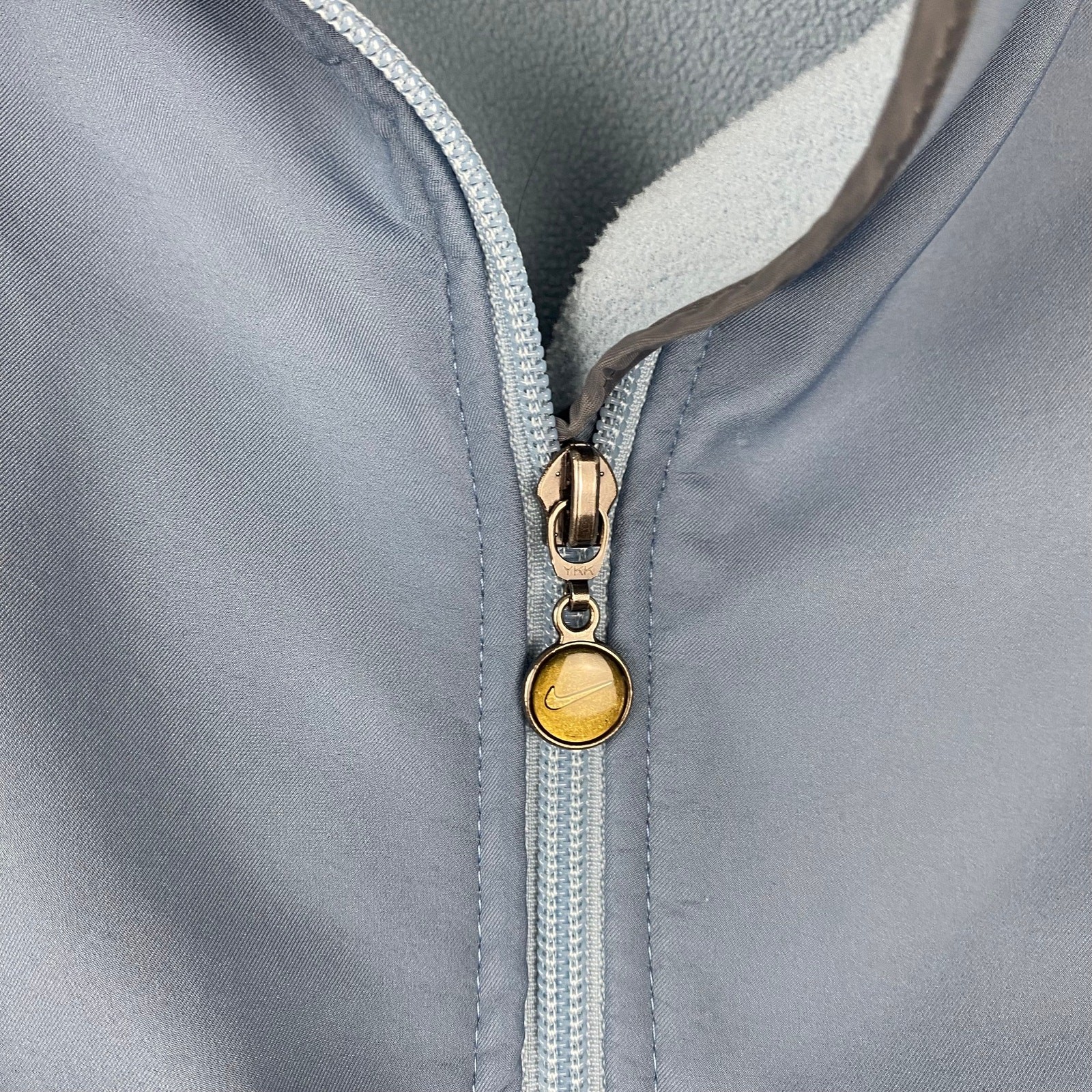 Nike Fleece Jacket Basic Full-Zip Slate Blue Futu… - image 3