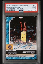 2025 PANINI INSTANT WNBA RICKEA JACKSON PSA 9 AUTO-WATER 8/10 💥POP 1💥