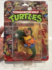 Teenage Mutant Ninja Turtles Leatherhead 1989 action figure Sealed Playmates
