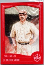 Heinie Groh 2018 Panini Diamond Kings #46 Framed Red Cincinnati Reds Card