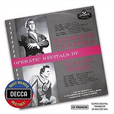 Most Wanted: Operatic Recitals by Giuseppe Campora - Campora / Erede / Poggi / O