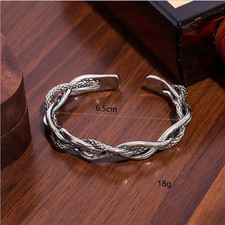 Zinc Alloy Bracelet Luxury Hundred Open Bracelet Thick Cuff Bracelet Bangle