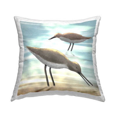 Stupell Two Sandpiper Birds Coastal Beach Shore Printed