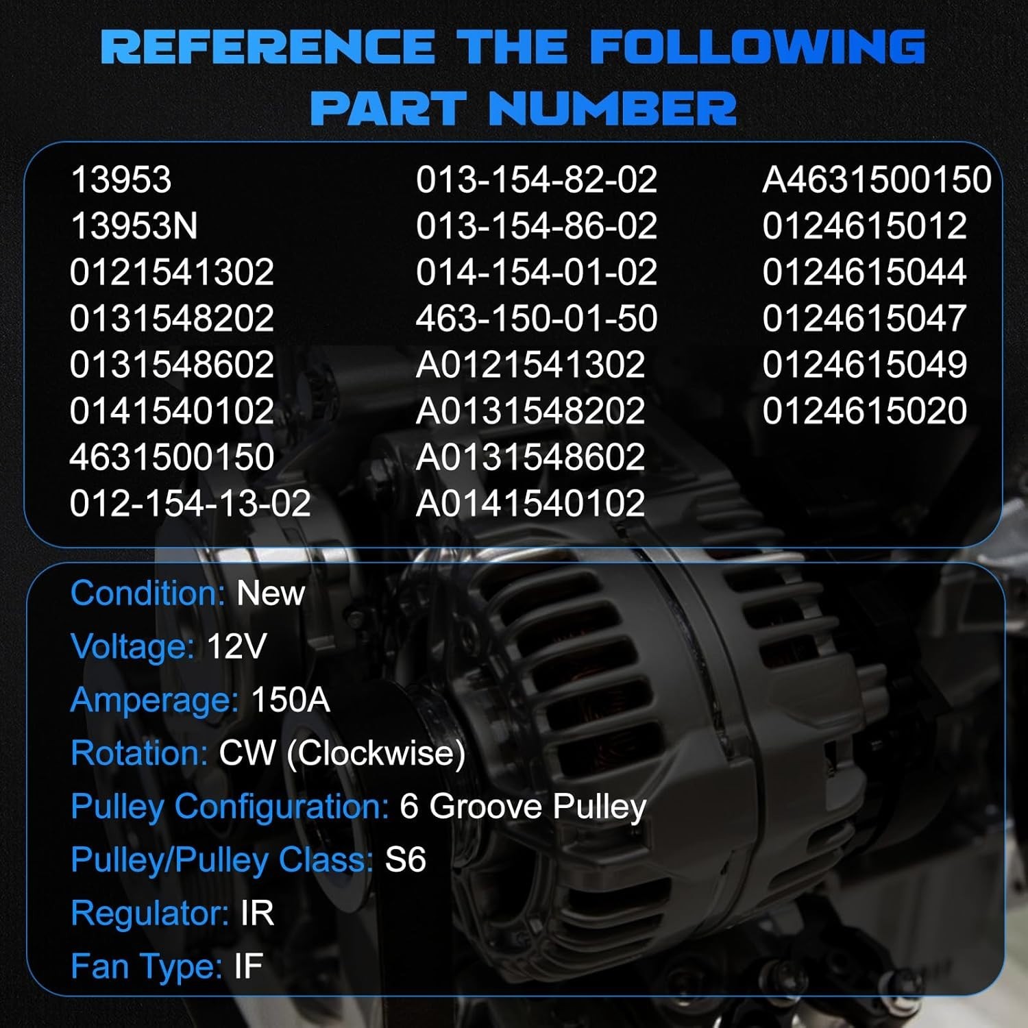 Mercedes-Benz SLR McLaren 2002-2009 Alternator