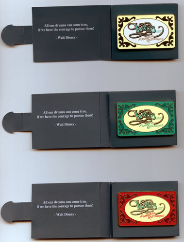 DLP Walt Disney Paris Disneyland - Walt's An American Restaurant 3 Pin Lot