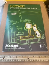 Vintage 1985 Marconi EFCS 600 Enhanced Fire Control System Military Brochure