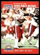 Bruce Smith 1990 Pro Set #371 Buffalo Bills NFL READ FREE SHIPPING AutographDen