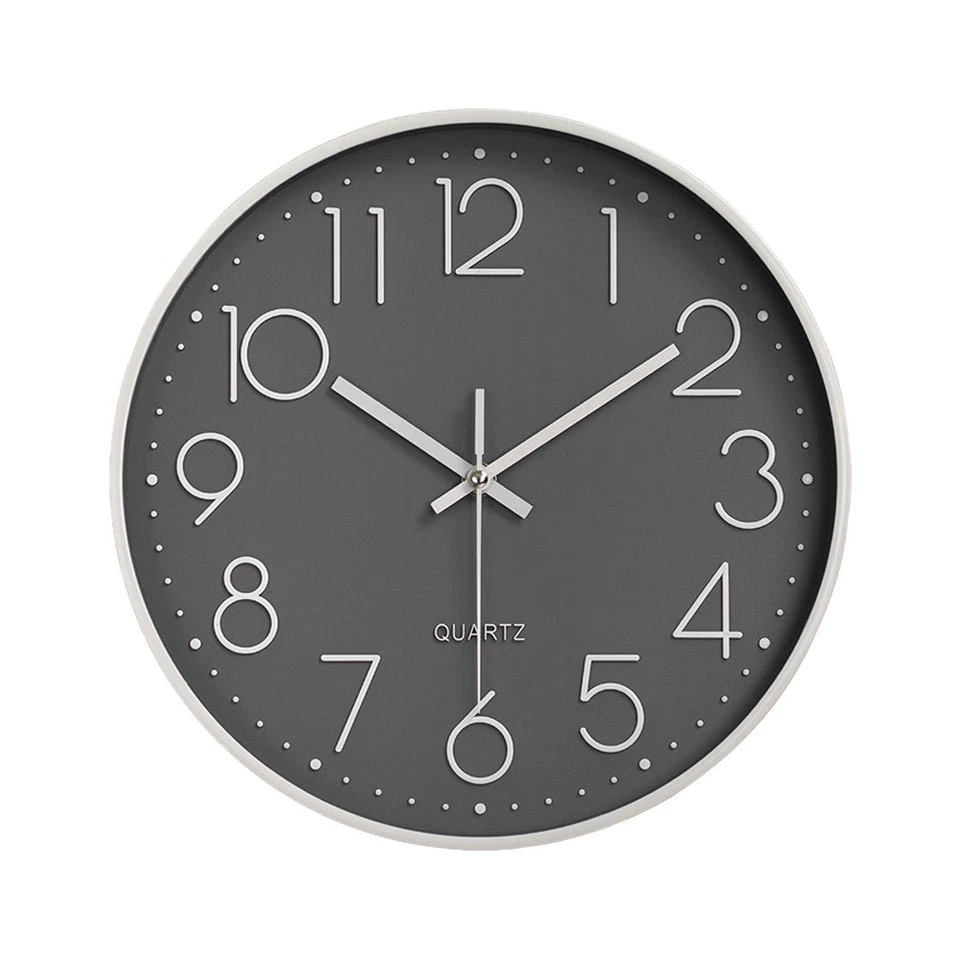 30cm NO Radio Uhr Wanduhr Ohne Radio Ticking Geräusch Wanduhr Schalllose Wanduhr - Bild 4 von 4